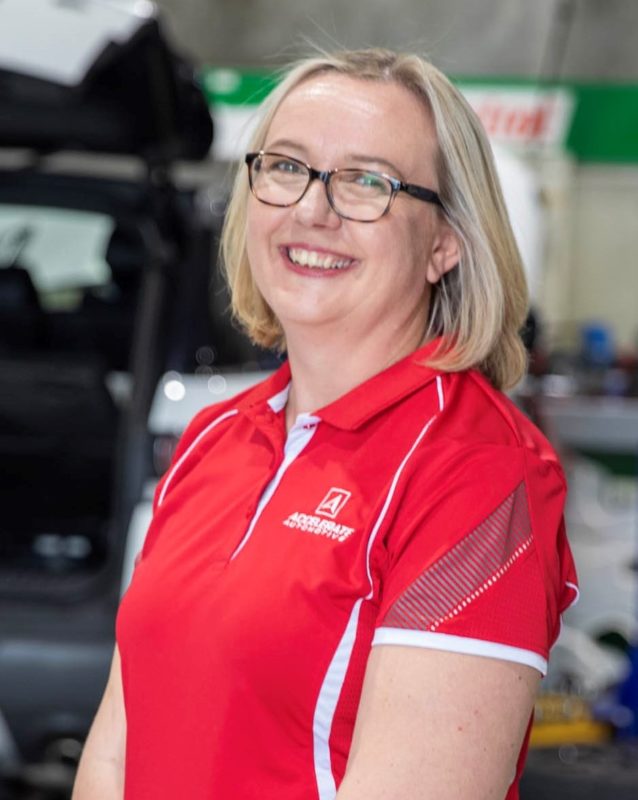 Accelerate Auto team member Ange Wall