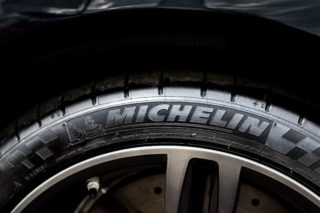European car with Michelin Tyres