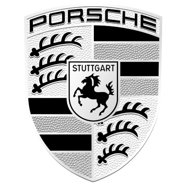 Porsche logo - a European brand Accelerate Auto specialise in servicing.
